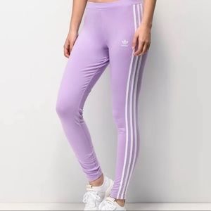 Lilac Adidas Leggings